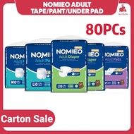 [Carton Sale]NOMIEO Adult Diapers Pants Tape Available