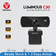 FANTECH LUMINOUS C30 QUAD HIGH DEF 1440P 2K QUAD HD USB Web Camera Webcam with Built-in Microphone f