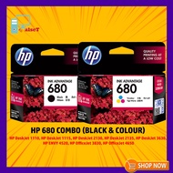 HP 680 Combo Pack (Black/Tri-color)  l 680 Black / 680 Color Original Ink Advantage Cartridges