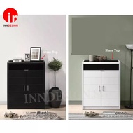 AMANDA NEW ARRIVAL GLASS TOP 2 DOORS shoe cabinet (FREE DELIVERY AND INSTALLATION