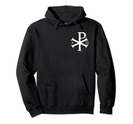 Alpha Omega Chi Rho Byzantine Christian Jesus Christ Bible Pullover Hoodie