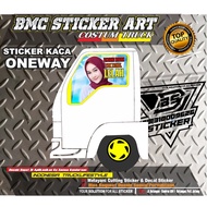 ONEWAY TRUCK ELF MACAN GLASS STICKER/ ELF TIGER TRUCK GLASS VARIATION STICKER.BMC ART