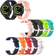 20mm Silicone Band Classic Metal buckle Strap for Samsung Gear Sport S4 Galaxy Watch 3 41mm Galaxy Watch 4 40mm 44mm 4 Classic 42mm 46mm Coros Pace 2 Apex 2