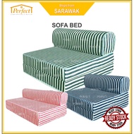 [EAST MSIA] Foldable Queen 6 Inch Thick Foam Sofa Bed 4 in 1 Sofa Bed Sofa 2 Seater Katil Sofa