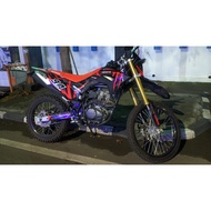 Decal Stiker CRF 150L Full Body DNKZ Red Monster Energy Glossy DNKZ