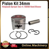 Piston Kit Hand Blower Kasei EB260 OGAWA OHB2600 3wz-4 34MM Knapsack Sprayer 767 769 engine pump Spa