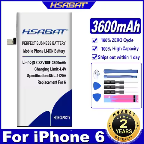 Battery for iPhone 5 for iphone 5S 5C 6 6S 7 free tools+Sticker