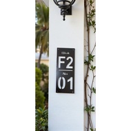 ACP house number | House Number Plate | Boarding room door number l House Number