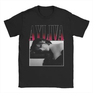 Ayliva T-Shirt Special Design For Men Round Neck Cotton 1 Singer Short Sleeves Size 4XL 5XL 6XL