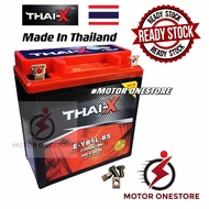 BATERI MOTOSIKAL THAI-X BATTERY YB5L YB5 (12V5AH/10HR) FOR E-BONUS SPORT BONUS KRISS100 KRISS(STARTE