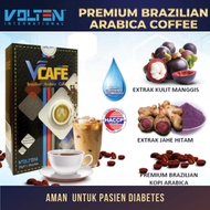 Kopi Vcafe Volten - Kopi Kesehatan - Kopi Volten Jahe Hitam Isi 20 Sachet - Kopi Malaysia (Bisa COD)