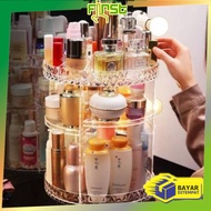 *COD* FH-K5/K6 Acrylic Cosmetic Rack 360 Degree Rotation Diamond/Plain Makeup Organizer Makeup Rack