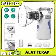 Nebulizer Alat Uap Mini Nebulizer Ultrasonic Inhaler Mesh Portabel Untuk Alat Bantu Pernapasan Alat 