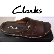 Clarks Sandal, Pure Leather, Ship in 24hour, kasut kulit Bikenstock. NEW