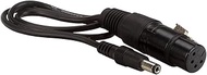 Fotodiox Power Adapter Cable 4-Pin XLR Female to 2.1mm Barrel DC (17 inches)