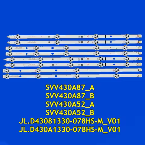 LED Strip for TX-43FX550B TX-43FX551B TX-43FX555B TX-43FS350E TX-43FS352B 43HK25T74U 43V5863DB SVV43