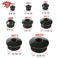 Car Modification Accessories Hexagon Socket Plug with O-Ring AN4 6 8 10 12 16 20 Hole Plug ZTWA