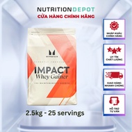 Impact Whey Gainer Myprotein 2.5kg Chocolate Smooth flavor - Nutrition Depot VN