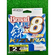 OWNER KIZUNA BRAID X8 TALI BENANG