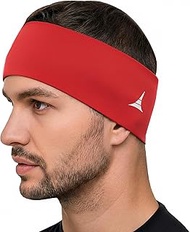 Stretchy Sports Headband for Men & Women - Guys Sweatband for Running, Cycling, Basketball, Yoga, Fi