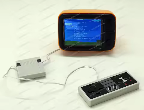 Retro TV Shape Mini TV Game Console Built-in 240 Nostalgic Games