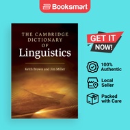The Cambridge Dictionary Of Linguistics - Paperback - English - 9780521747455