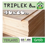 Multiplek 8mm 80x40cm | Triplek 8mm 40x80cm | Plywood Grade A