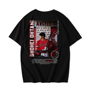 🎊【HOT】 Shohei Ohtani T-Shirt Los Angeles Angeles Angels | Mlb T-Shirt | Japan | Baseball เสื้อยืดผู