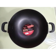 Uncoated Iron Pan 40CM Chinese Healthy Pan Large Wok Large Gas Stove Cooking King Chinese Double Ear