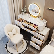 Board One Luxury Full Premium Small Apartment Light Storage Modern Dressing Table Sensory Solid Wood
