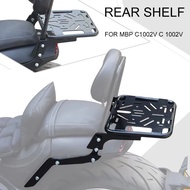 New For MBP C1002V C 1002V Motorcycle Backrest Rear Rack Travel Rack Modified Backrest Fit MBP C1002