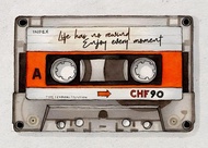Colourful Creative Transparent Tape Cassette DJ Music Poster and Canvas Printing Wall Art Picture fo