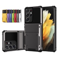 Card Slots Wallet Phone Case For Samsung S20 Ultra S20FE S21 Ultra S21FE