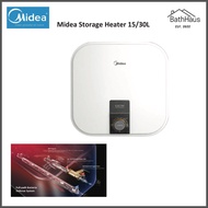 Midea D15-25VI/ D30-25VI  Electric White Storage Heater 15L/ 30L
