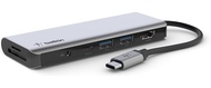 Belkin USB-C Hub 7-in-1 MultiPort Docking Station - USB-C Docking Station for MacBook & Windows - 85