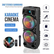 Large Outdoor Bluetooth Speaker with Subwoofer &amp; Mic