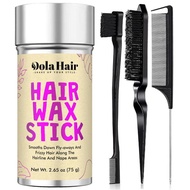 DolahairHairWaxStick-FlyawayControlandStylingPomadeforKids,Women,andMen-AccessorieSlickBackHairBrush