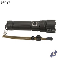 THUY USB Flashlight, 5 Modes IPX4 Waterproof LED Flashlight, Durable 1200LM 30W Super Bright Flashli