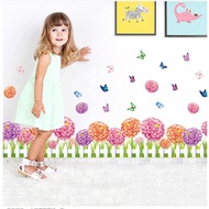 Decorative wall Decal of Hydrangeas in colors a.h-K8 Peel and Stick Wallpaper