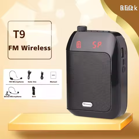 APORO 15W Loudspeaker Teacher Wired/Wireless Headset Outdoor Guide Mini Waist Microphone Bluetooth S