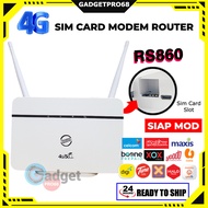 【READY STOK】WiFi 6 Modem MOD SIM Kad Unlimited Hotspot RS860 4G LTE Router MOD WiFi6 Powerful Fast M