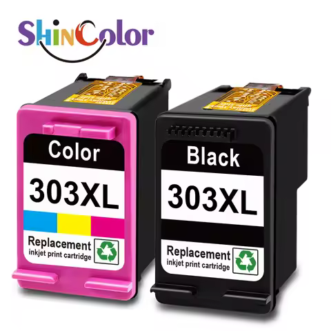 ShinColor for HP303 Xl 303xl Premium Color Inkjet Ink Cartridge For HP303 For HP ENVY Photo 6220 623