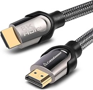 Long 8K HDMI 2.1 Cable 40FT, 48Gbps Ultra HD Lead High Speed Cord Connector, Supports 8K@60Hz, 4K@120Hz, eARC HDR10, HDCP 2.2/2.3 Dolby, VRR, Compatible with Fire TV/Roku TV/PS5/Xbox X/Switch etc