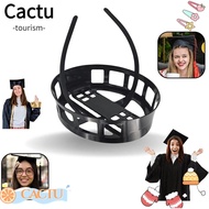 CACTU Graduation Cap Holder, Long Lasting Makeup Hairstyle Graduation Hat Holder, Durable Secure Your Grad Cap Plastic Hat Rack