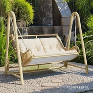 Chair Swing Chair Outdoor Double Chair Hanging Red Outdoor Courtyard Garden Mesh Chair Balcony Swing