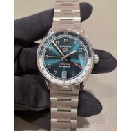 TT.TAGE Heuersee Calendar Type GMT Watch, Calendar Two Places GMT Turquoise