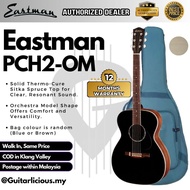 Eastman PCH2-OM Ochestra Solid Spruce Top & Rosewood Back and Sides - Black ( PCH2OM / PCH2 PM / BK 