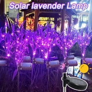 Solar Lavender light outdoor waterproof Solar Garden light Solar Lamp Outdoor Garden Fence Yard Balc