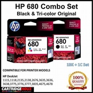HP 680 / HP 678 / HP 682 Black / Tri-Color/ Twin-Pack/ Combo-Pack HP680 HP678 Original Ink 2135 2676