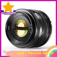 BEST SELLER Andoer 35mm F1.7 APS-C Manual Focus Camera Lens Large Aperture Prime Fixed Lens Replacem